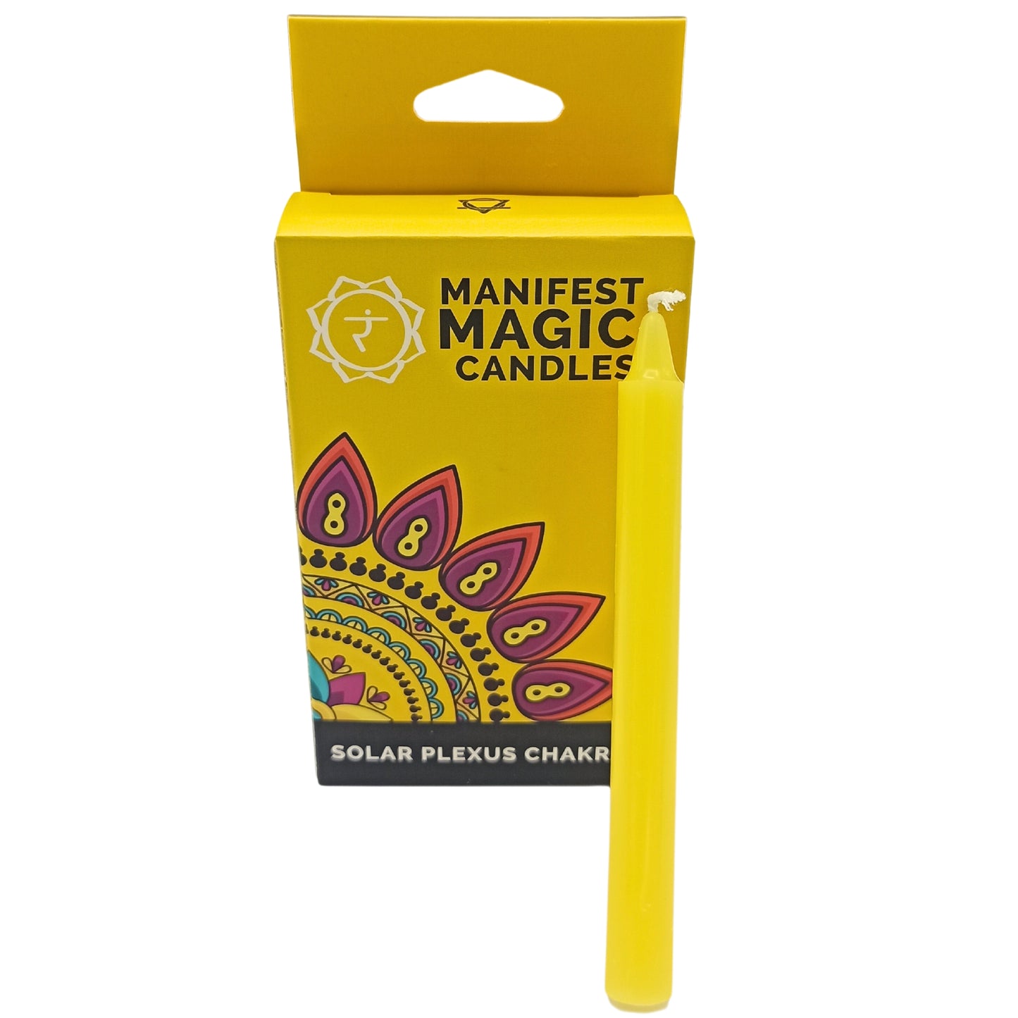 Manifest Magic Candles (pack of 12) - Amarillas - Solar Plexus Chakra