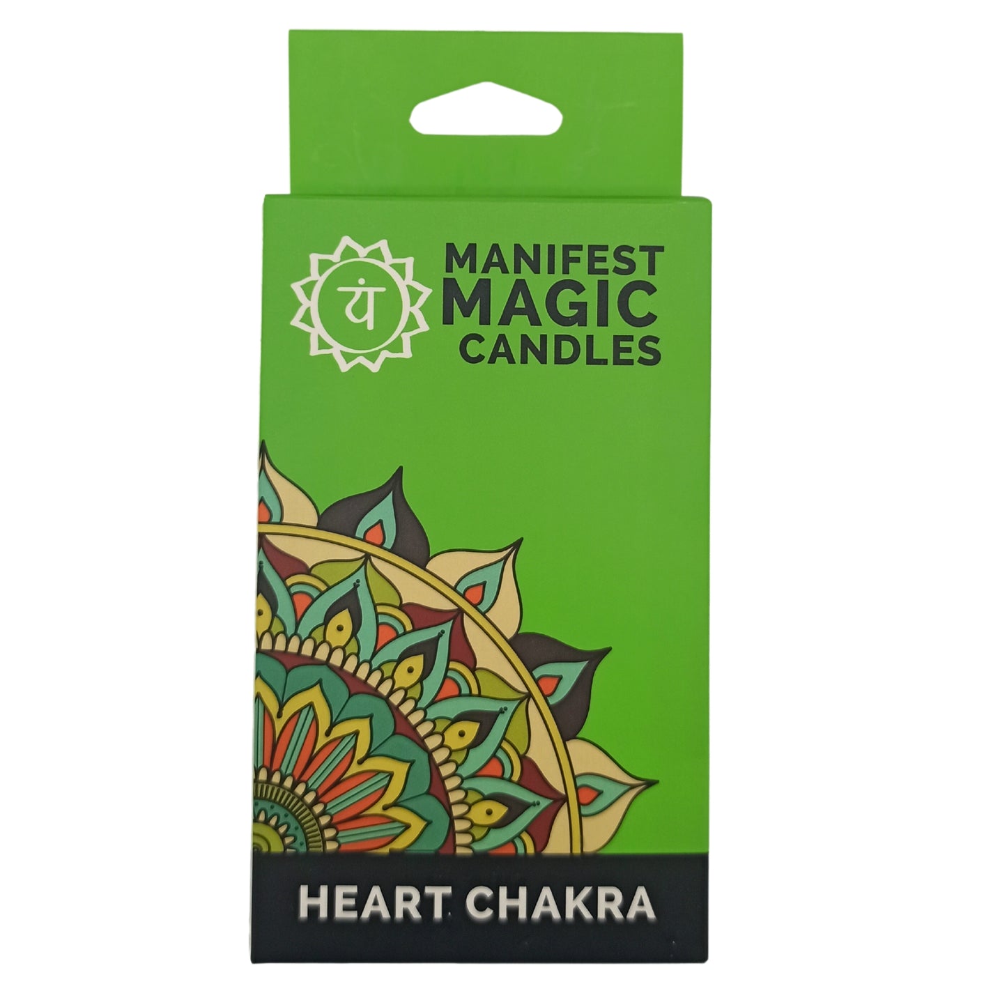 Bougies Magiques Manifeste (pack de 12) - Vert - Chakra du Coeur