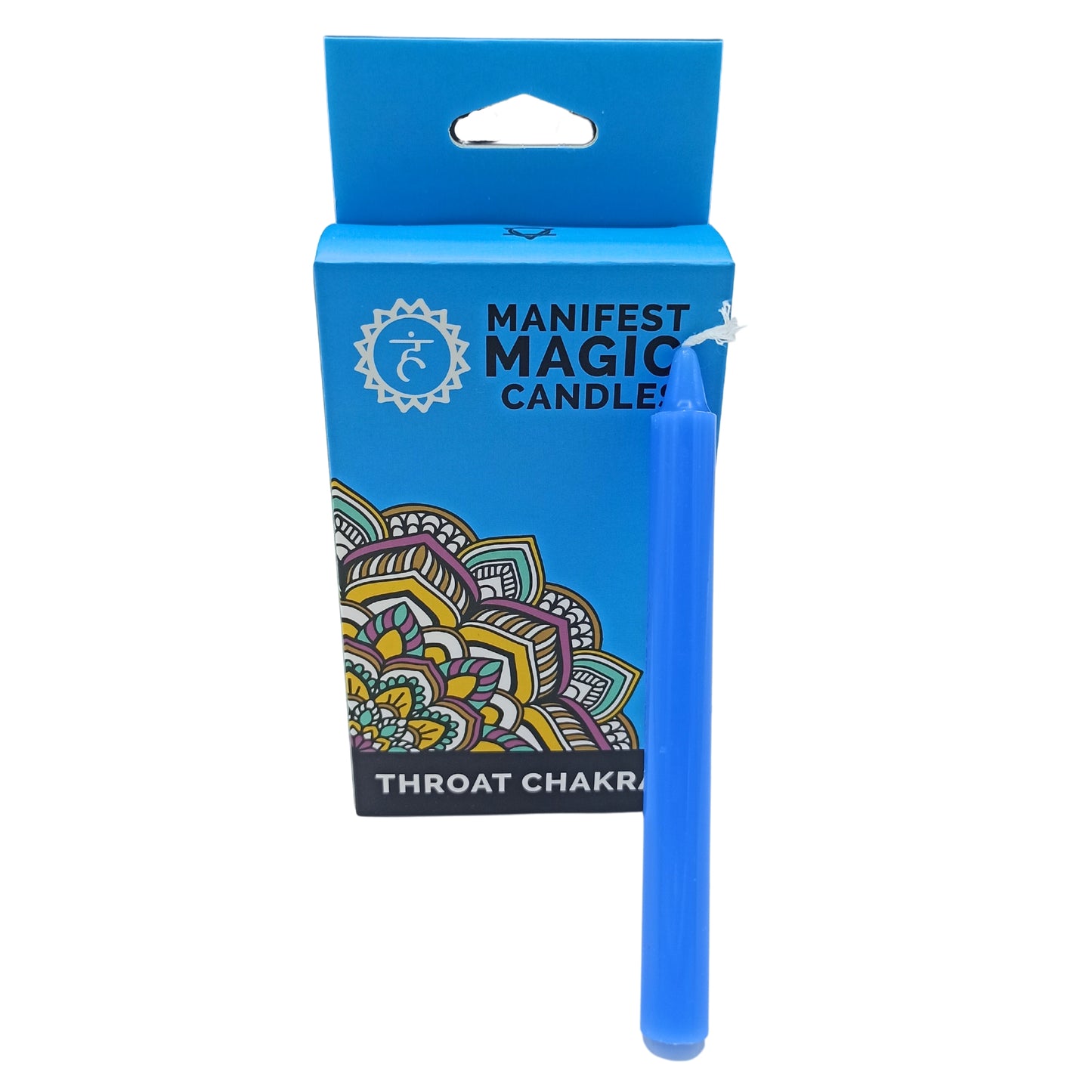 Bougies Magiques Manifeste (pack de 12) - Bleu - Chakra de la Gorge