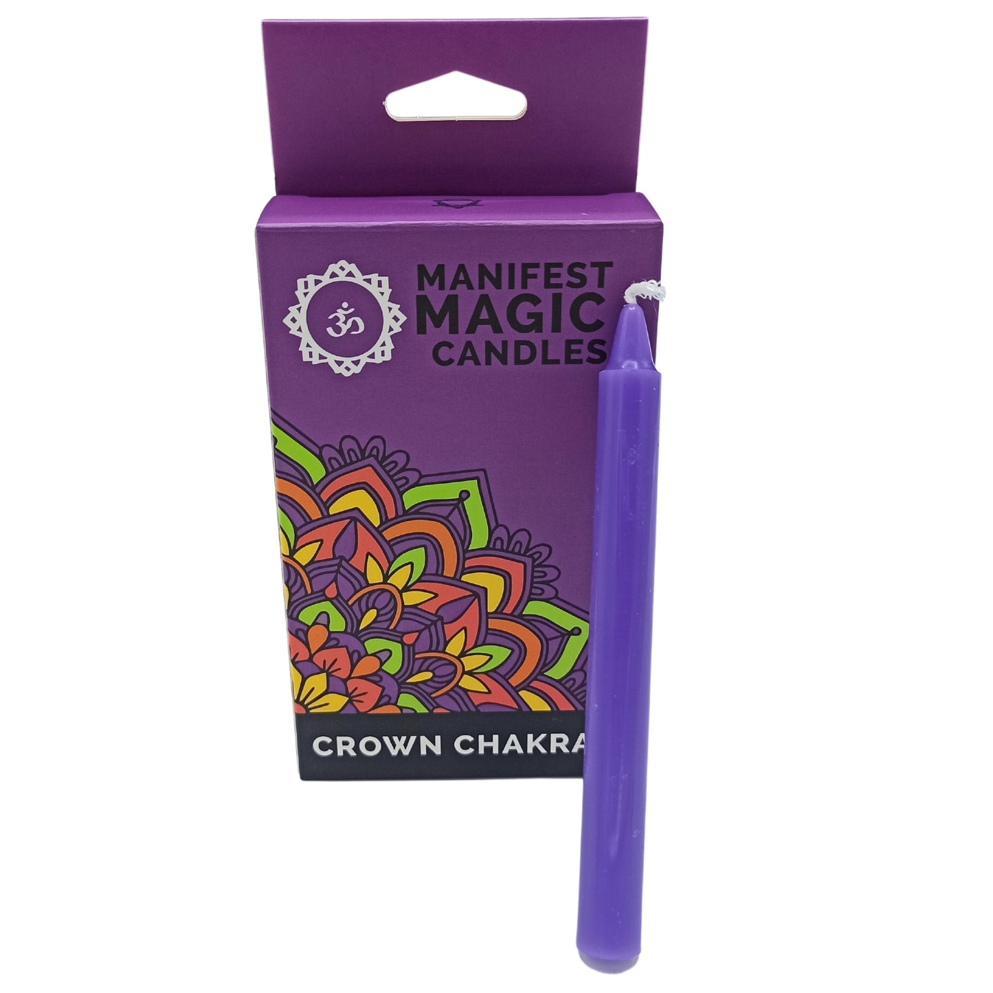 Manifest Magic Candles (pack of 12) - Purple - Corona Chakra