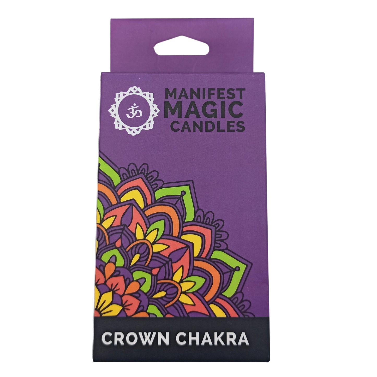 Manifest Magic Candles (pack of 12) - Purple - Corona Chakra