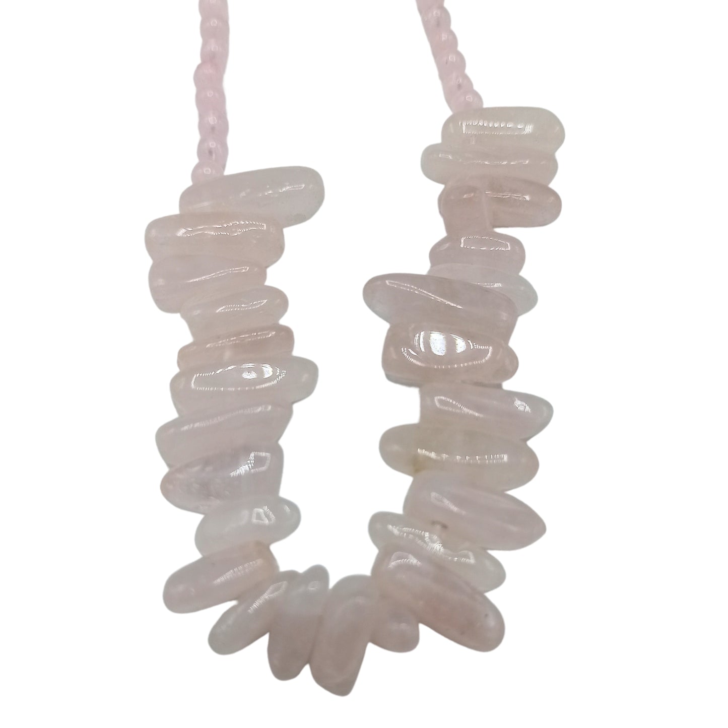 Longstone Gem Necklace - Pink Cuarzo