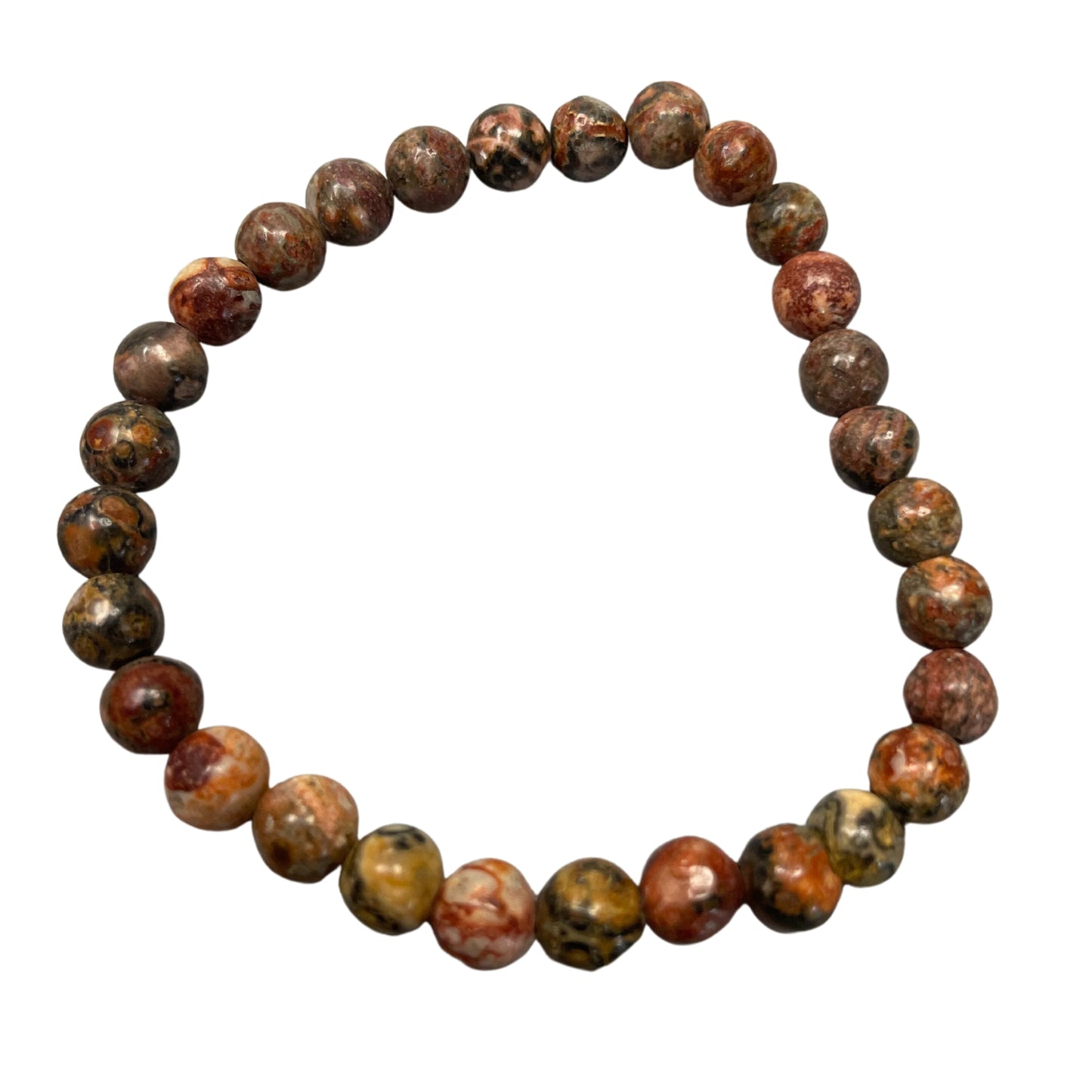 Precious stone manifestation bracelet - Leopard skin - Courage