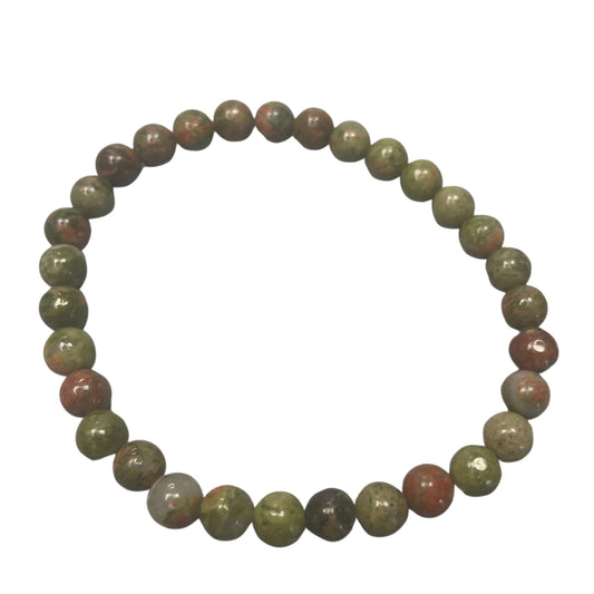 Precious stone manifestation bracelet - Green jasper - Growth