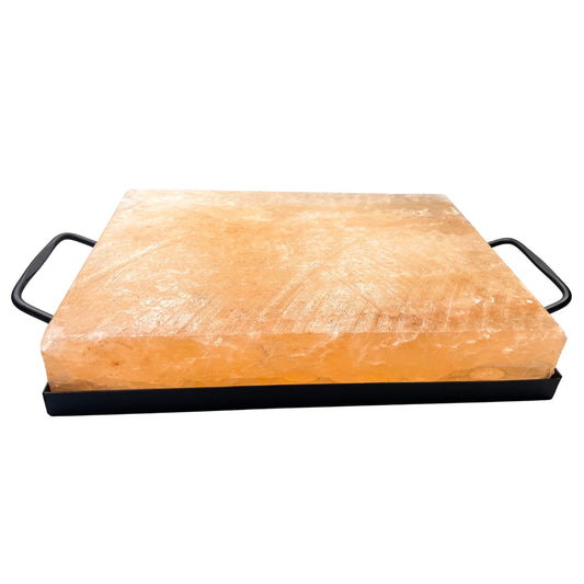 Plate for barbecue with Himalayan salt - 30x20x5cm