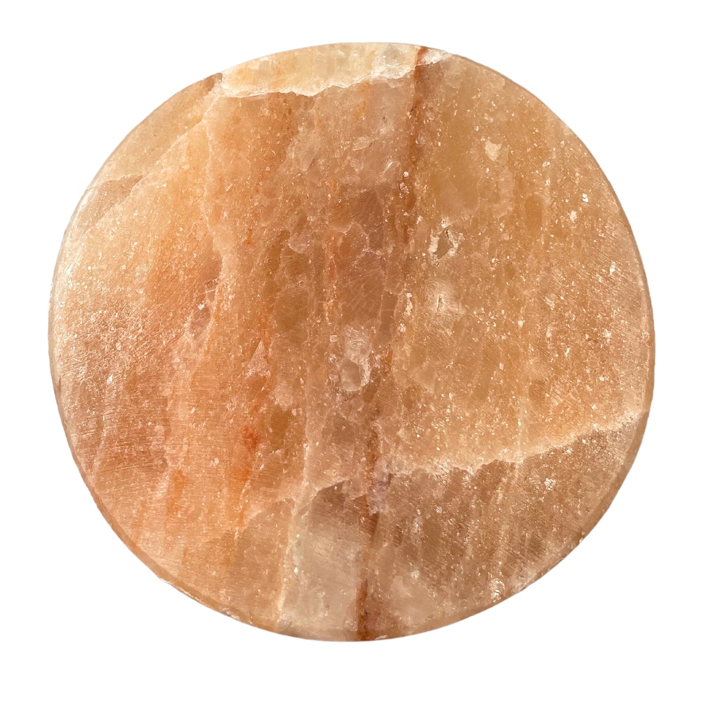 Cooking plate with Himalayan salt - Round - 20x20x5cm