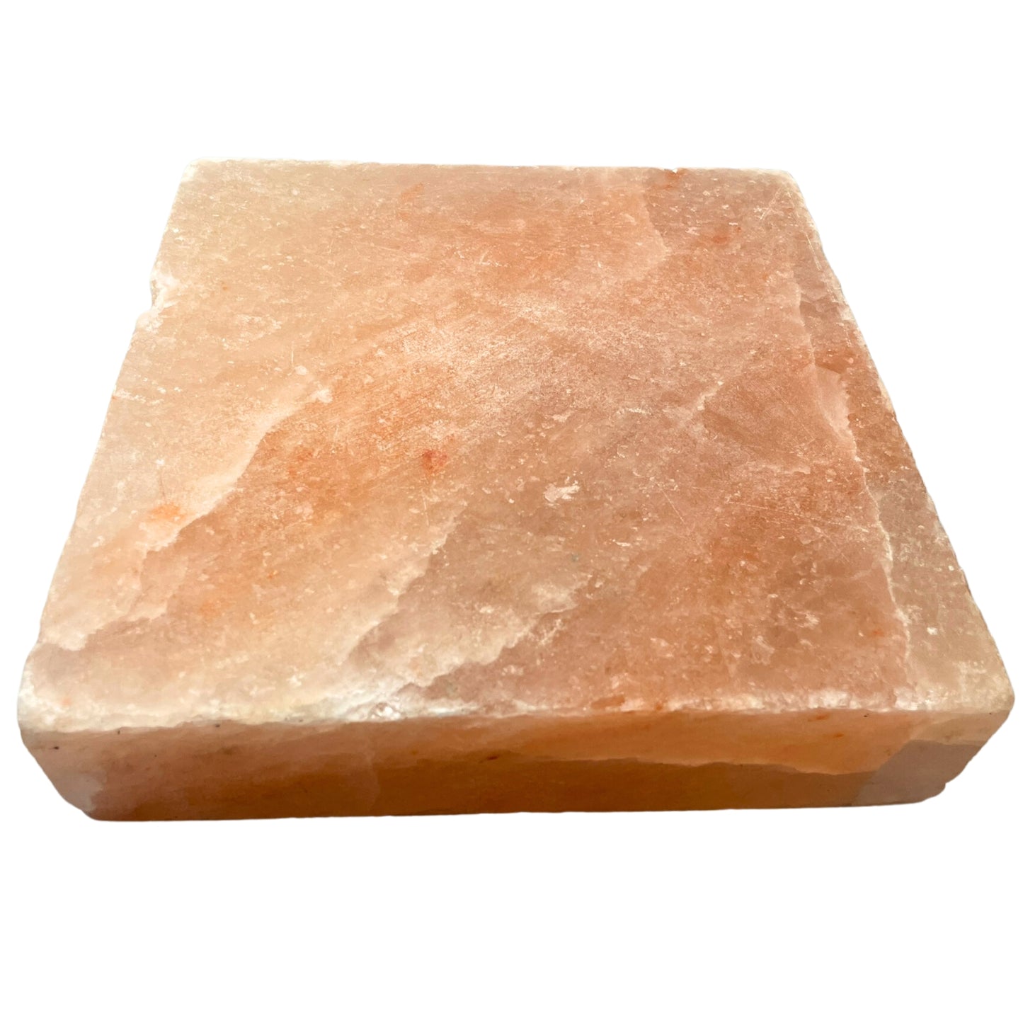 Cooking plate with Himalayan salt - Square - 20x20x5cm