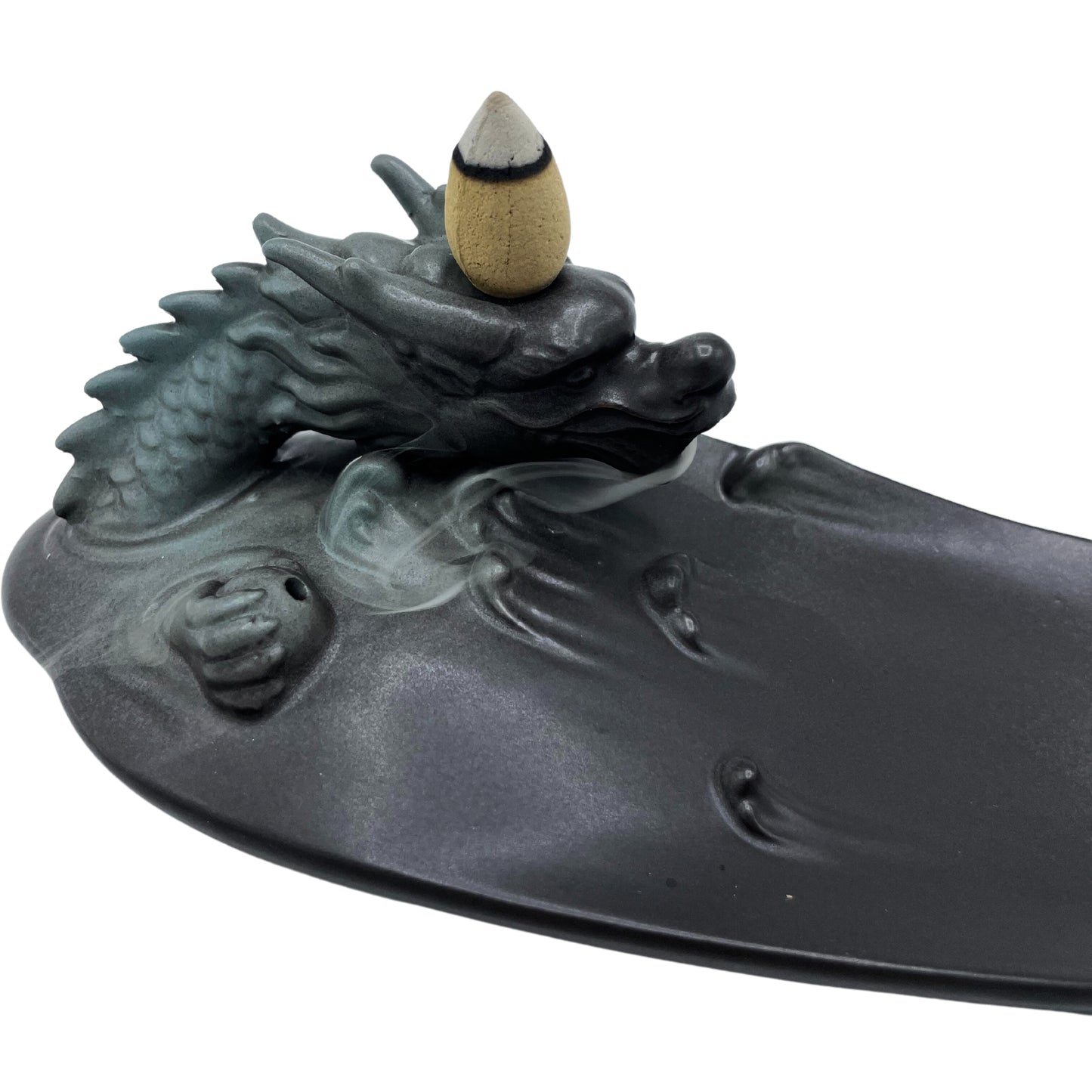 Backflow Incense Burner - Dragón en Piscina with Surprising Details