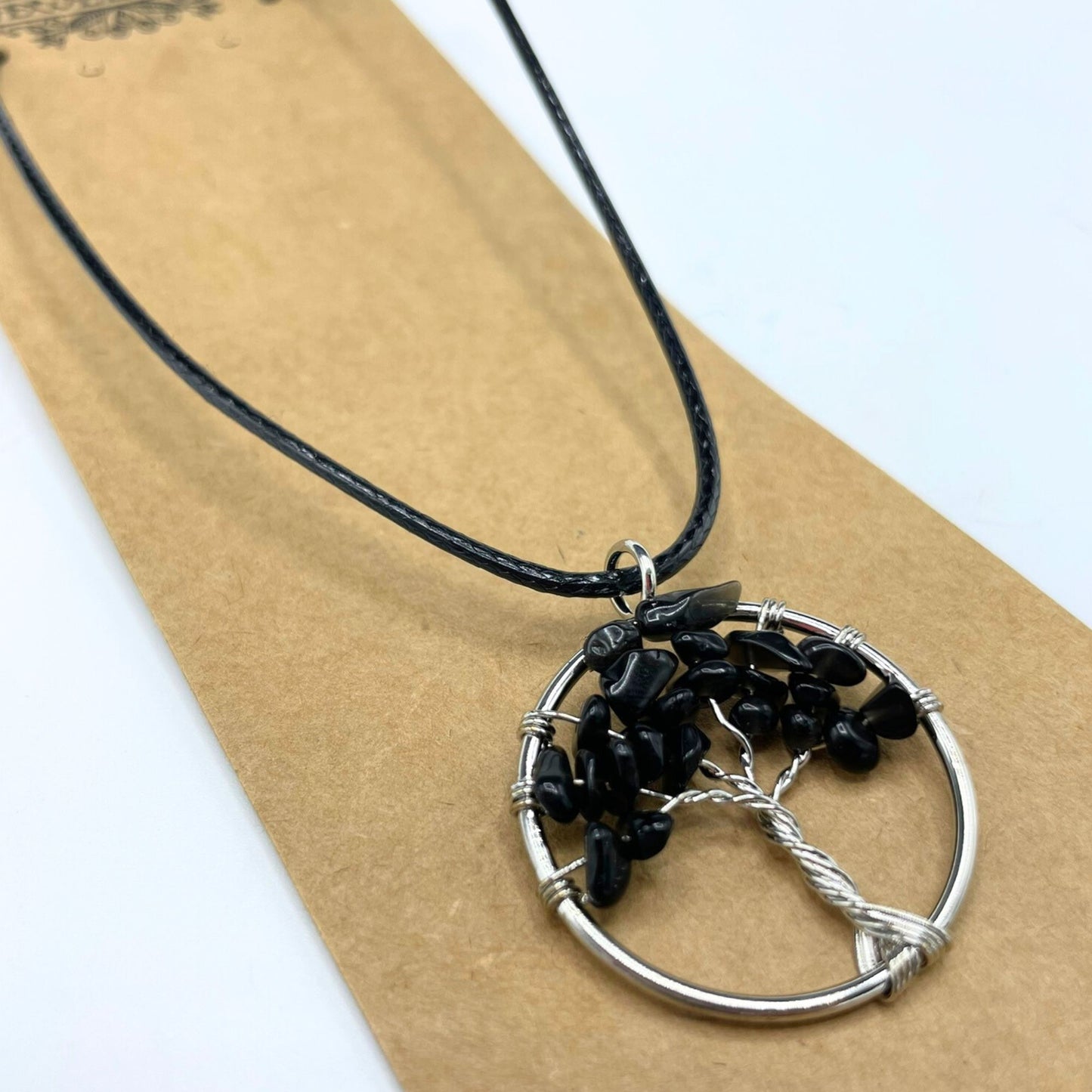 Collier Arbre de Vie - Agata Noire