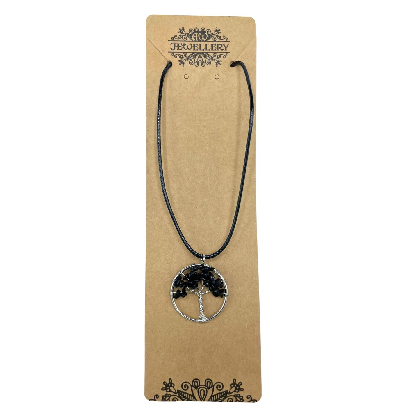 Collier Arbre de Vie - Agata Noire