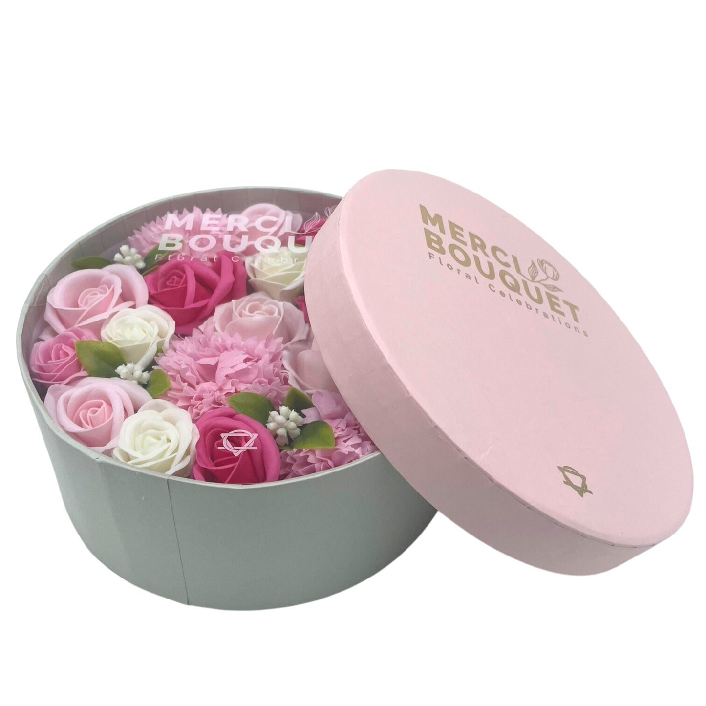 Caja Redonda - Bénédictions de bébé - Rosas