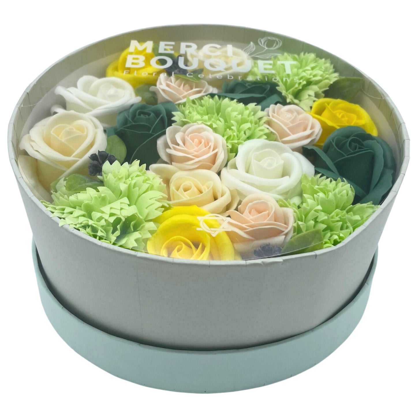 Caja Redonda - Spring Celebrations - Amarillo and Verdes