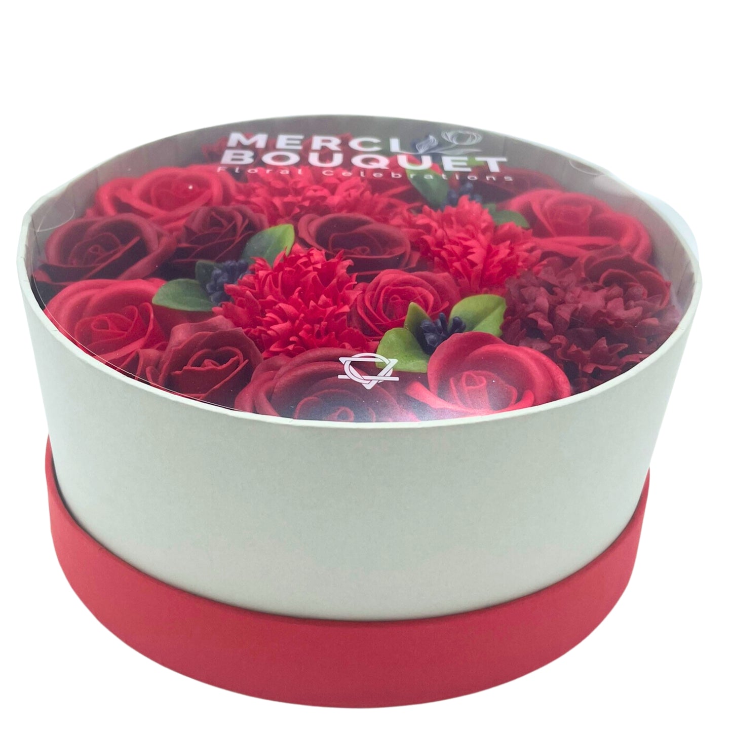 Caja Redonda - Classic Red Roses