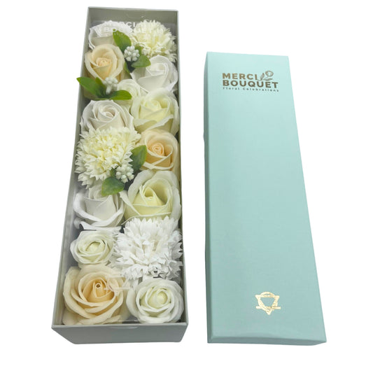 Caja Larga - Wedding Blessings - White and Marble