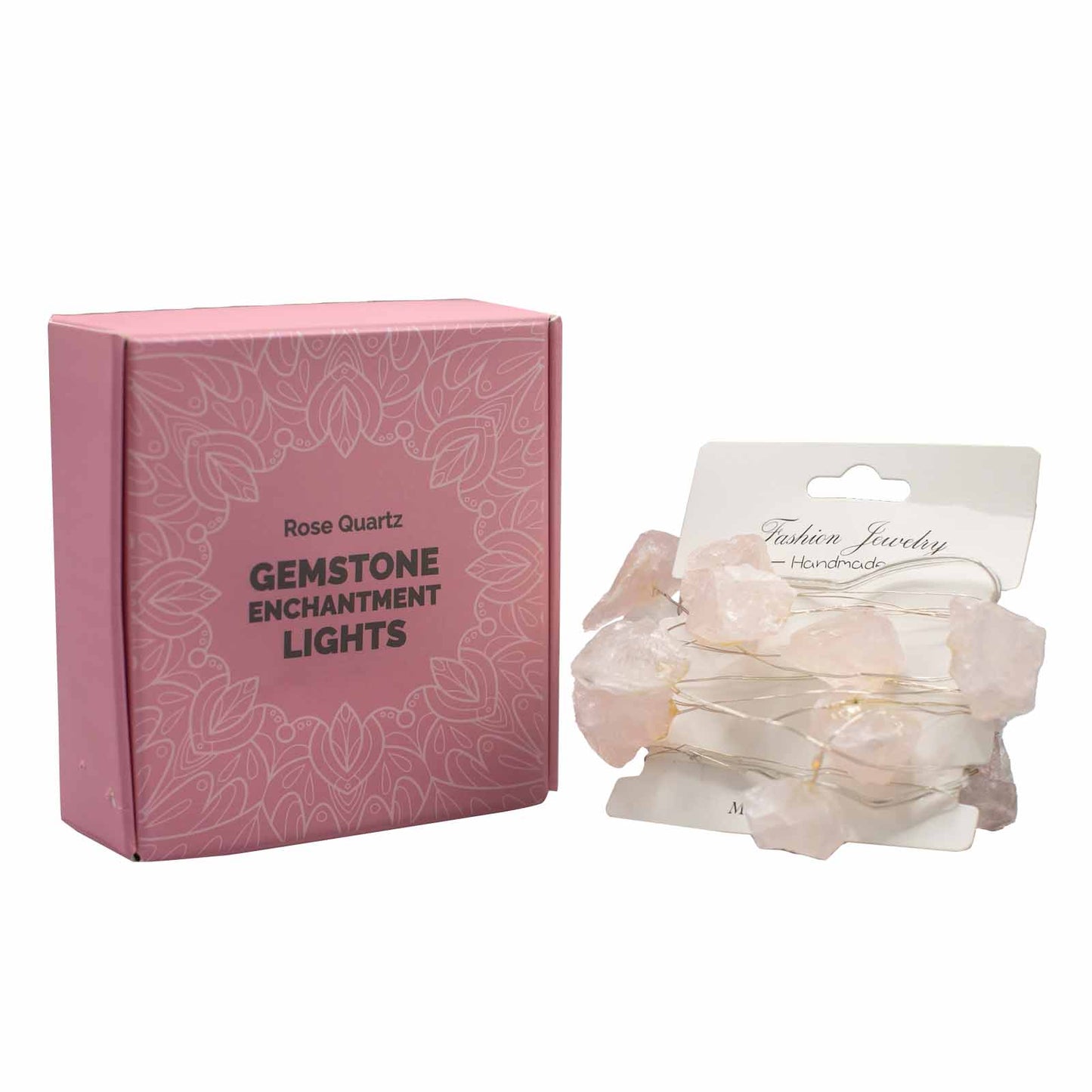 Enchanting lights made of precious stones - Pink marble