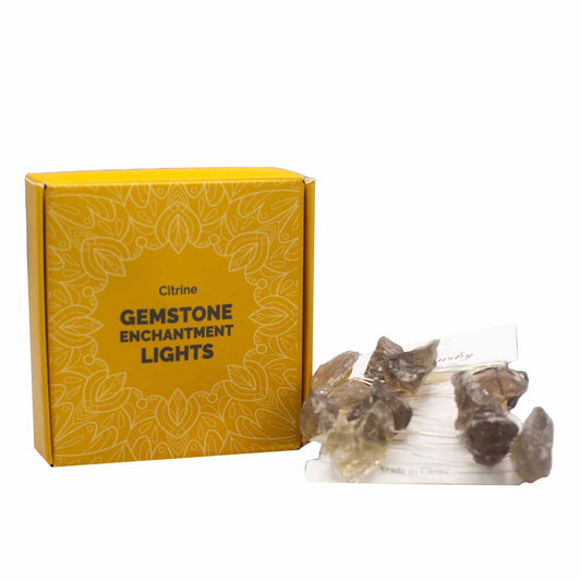 Precious stone enchanting lights - Smoked citrine