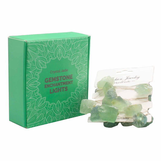 Lumières enchanteresses en pierre précieuse - Jade cristal