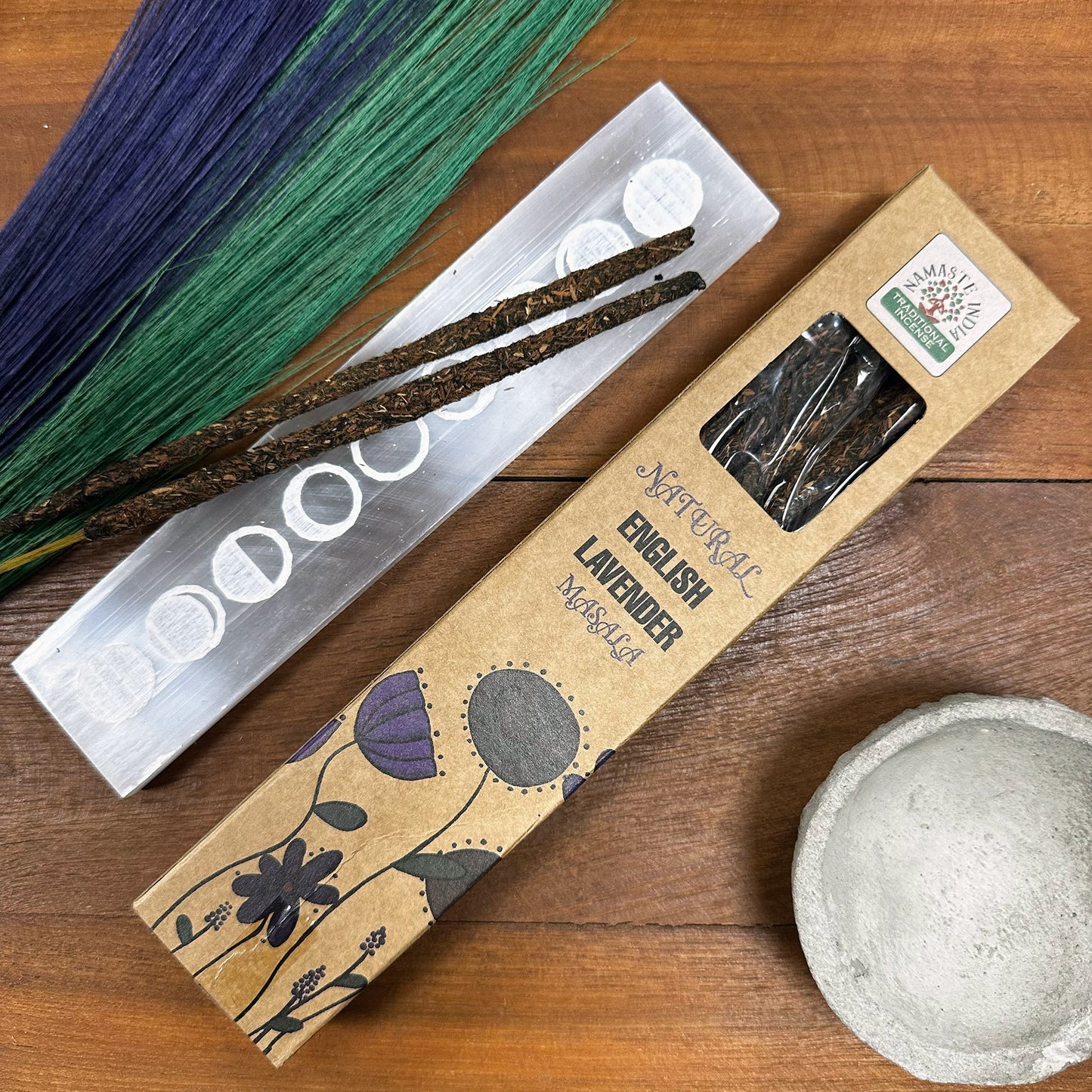 Natural Botanical Incense Masala - English Lavender