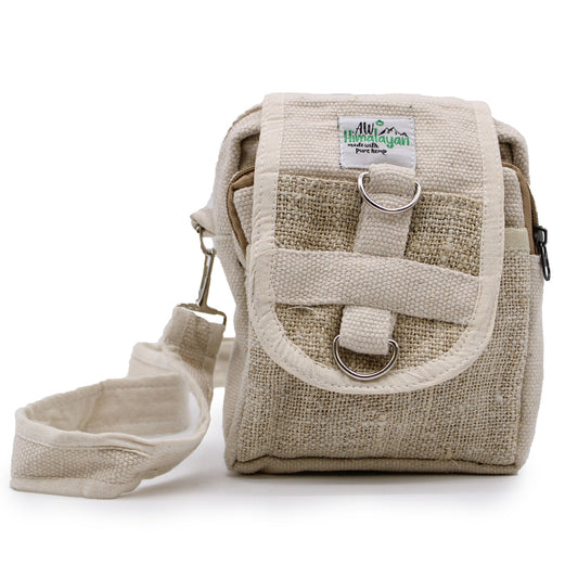 Body-Cross travel bag in canamo and natural cotton