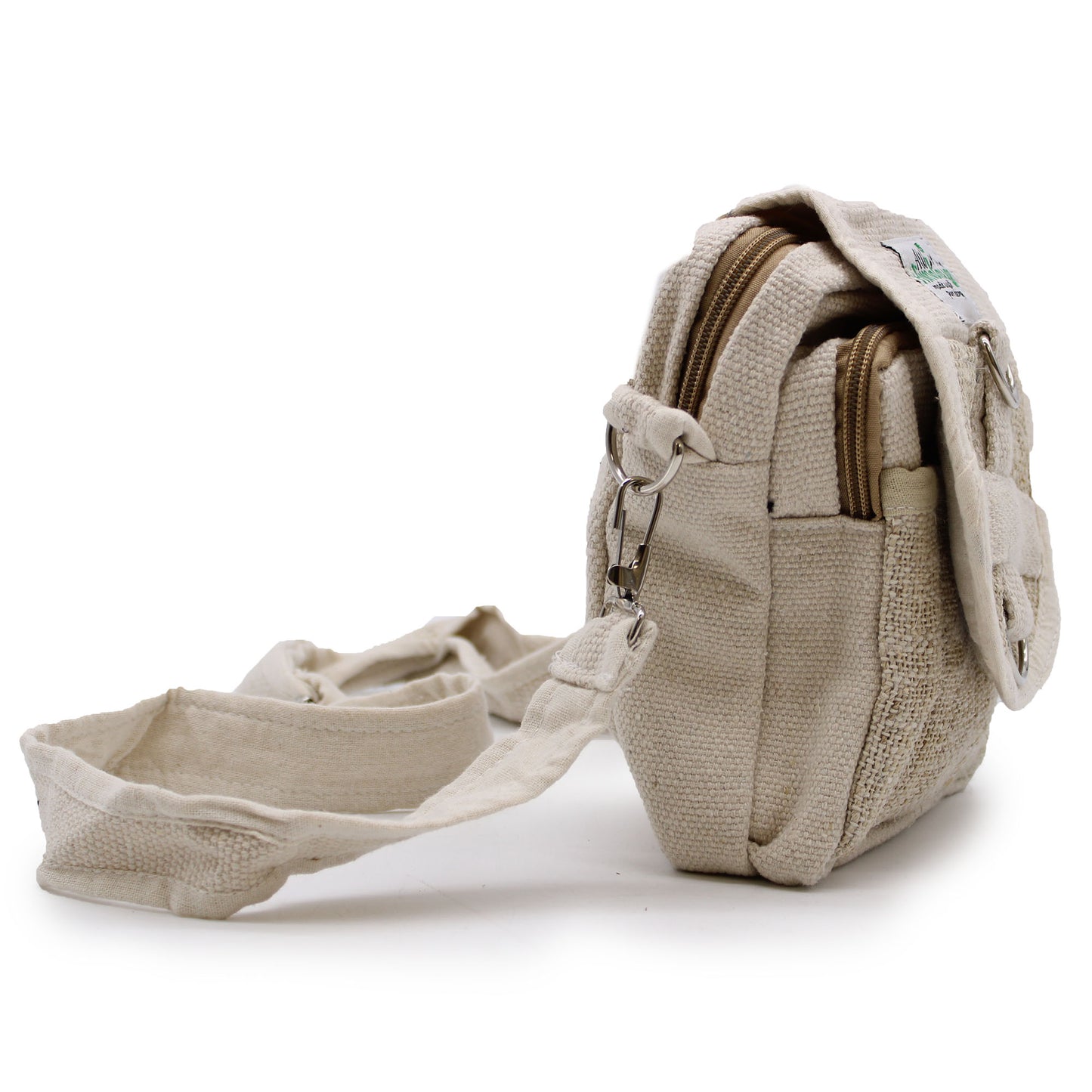 Body-Cross travel bag in canamo and natural cotton