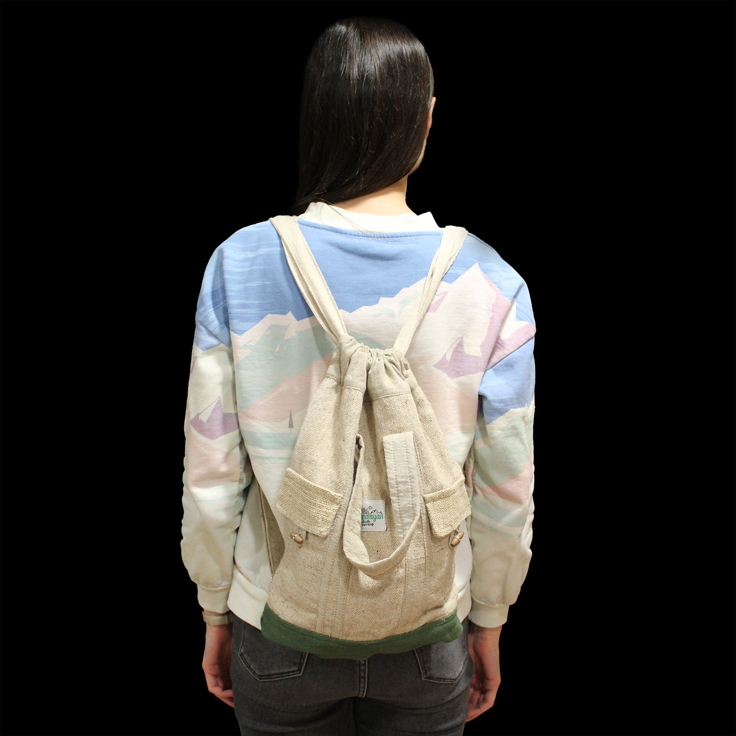 Laptop backpack - Canamo and cotton