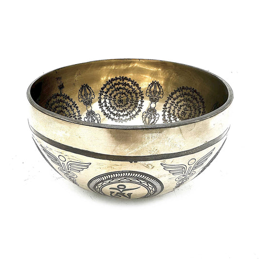 Tibetan Cuenco Engraved Healing - 16cm - 7 ChakrasTibetan Cuenco Engraved Healing - 16cm - 7 Chakras