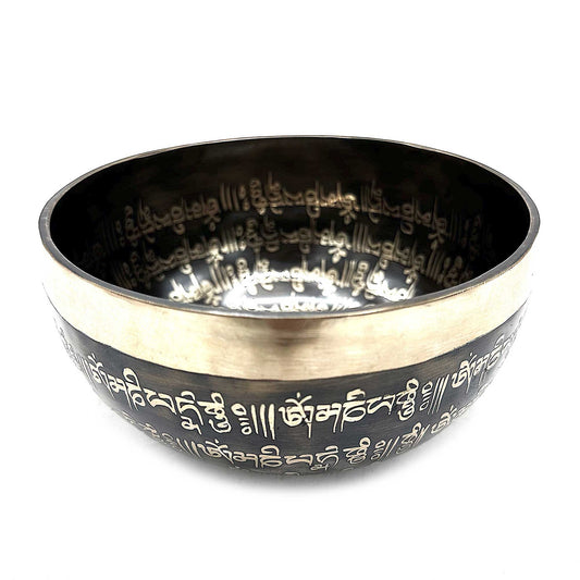 Tibetan Cuenco Engraved Bandage - 16cm - Mantra