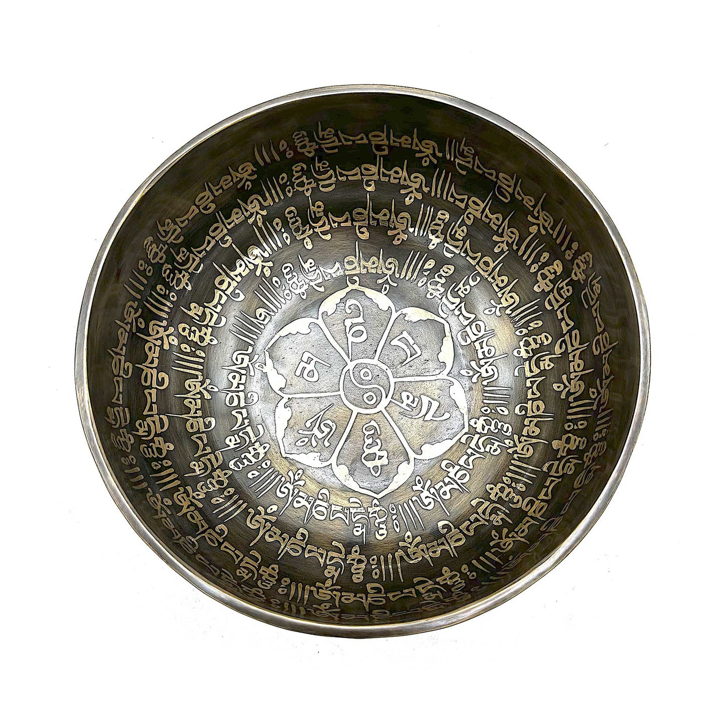 Tibetan Cuenco Engraved Bandage - 16cm - Mantra