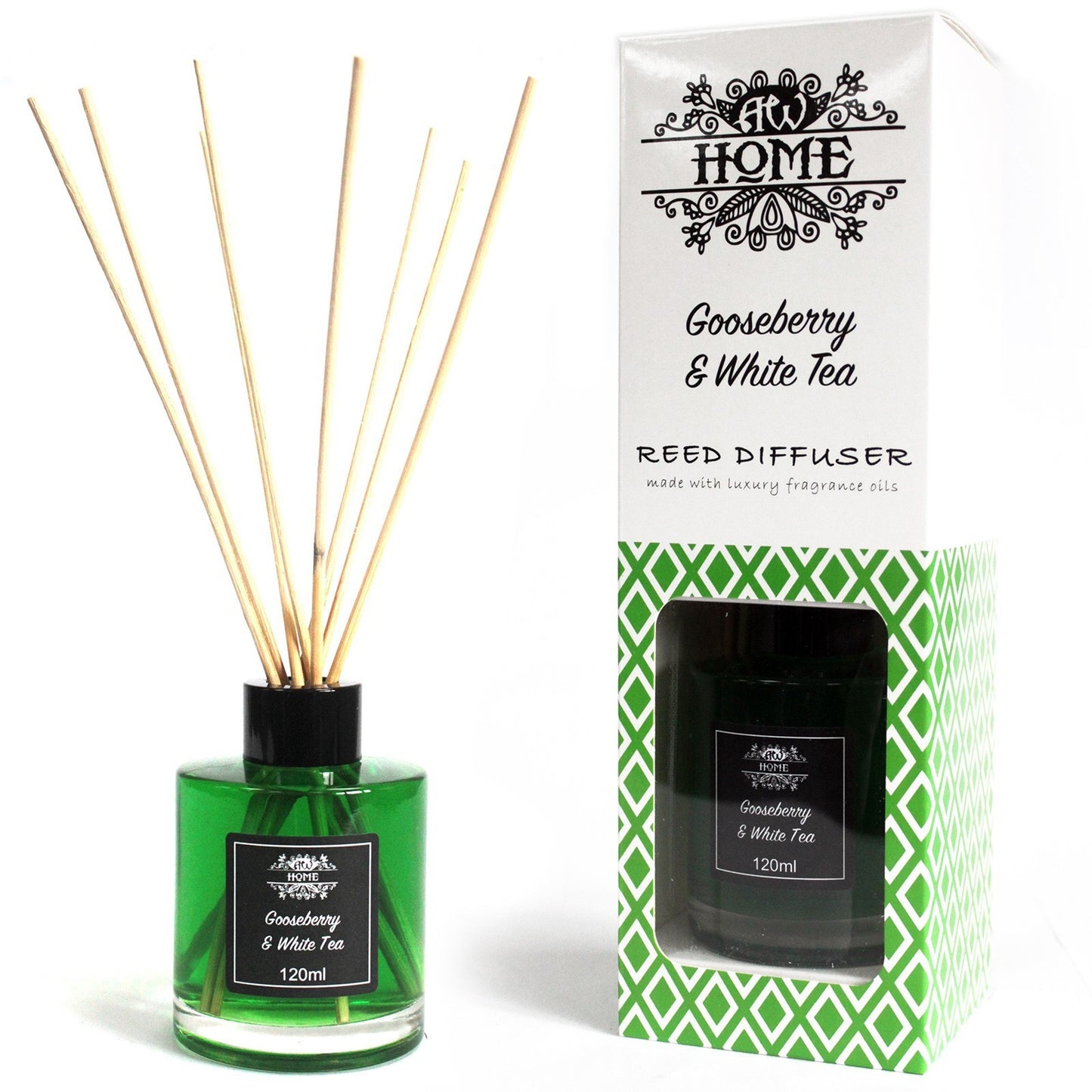 Aromatic diffuser 120ml - black and white