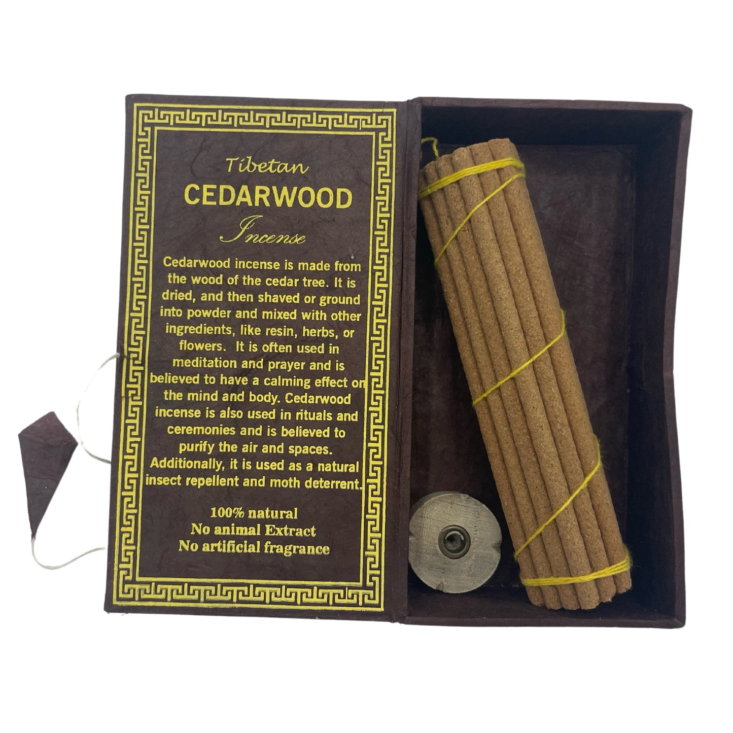 Coffret cadeau d'encens Sugandhit Dhoop de l'Himalaya - Bois de cèdre