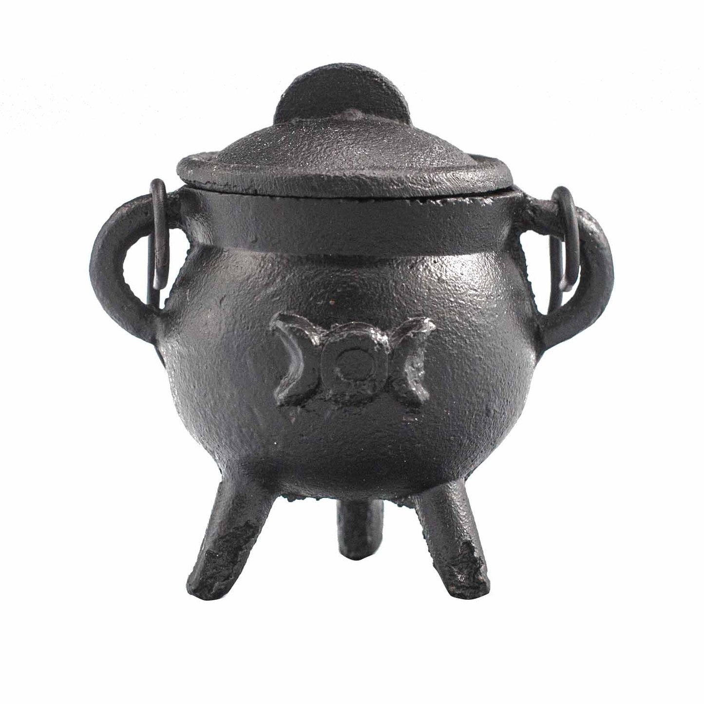 Cast Iron Cauldron with Triple Luna 6x10cm