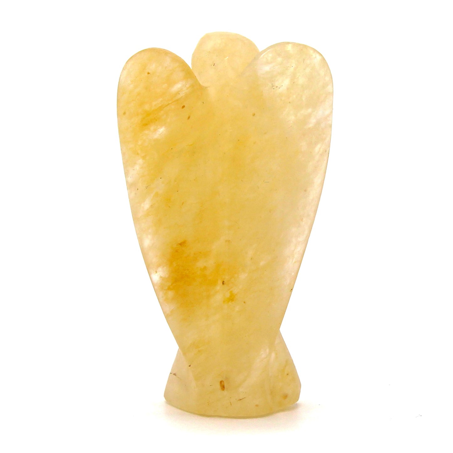 Handcrafted precious stone angel - Yellow Aventurine