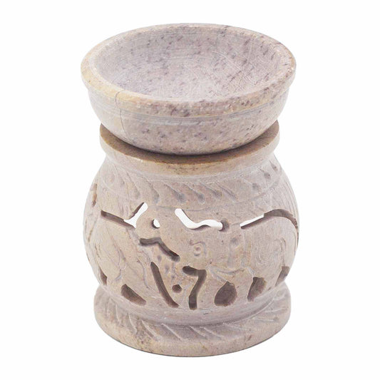 Small steatite oil burner 8 cm - Elefante