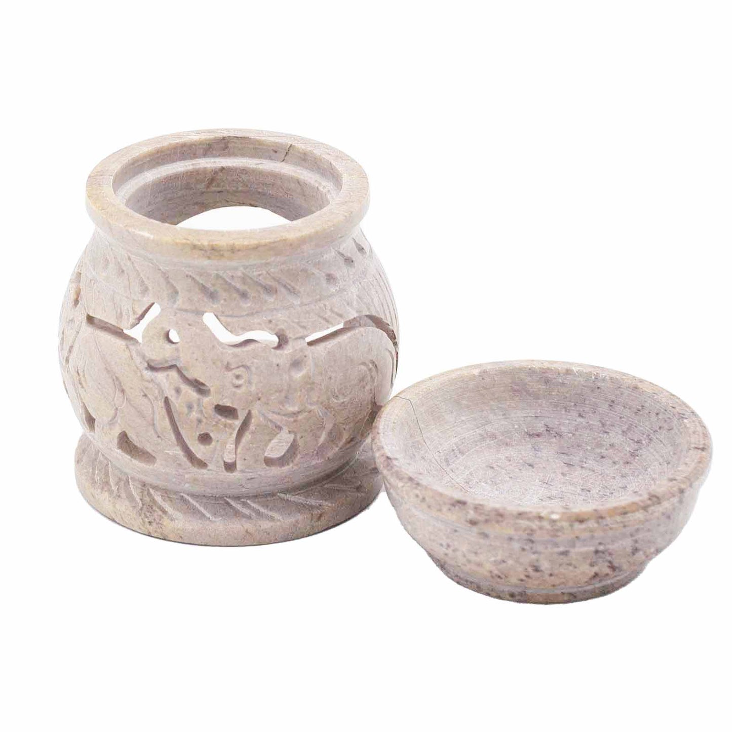 Small steatite oil burner 8 cm - Elefante