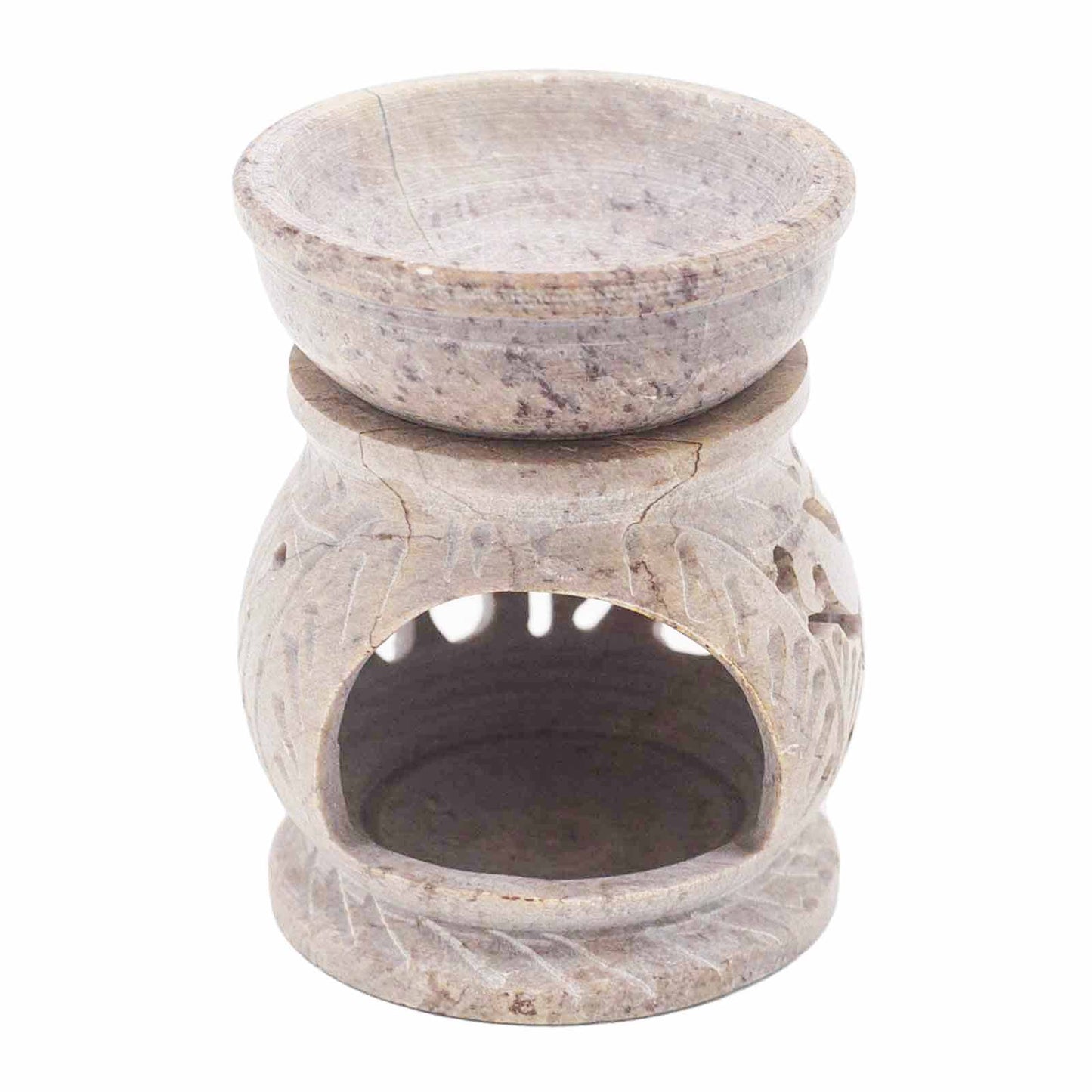 Small steatite oil burner 8 cm - Elefante