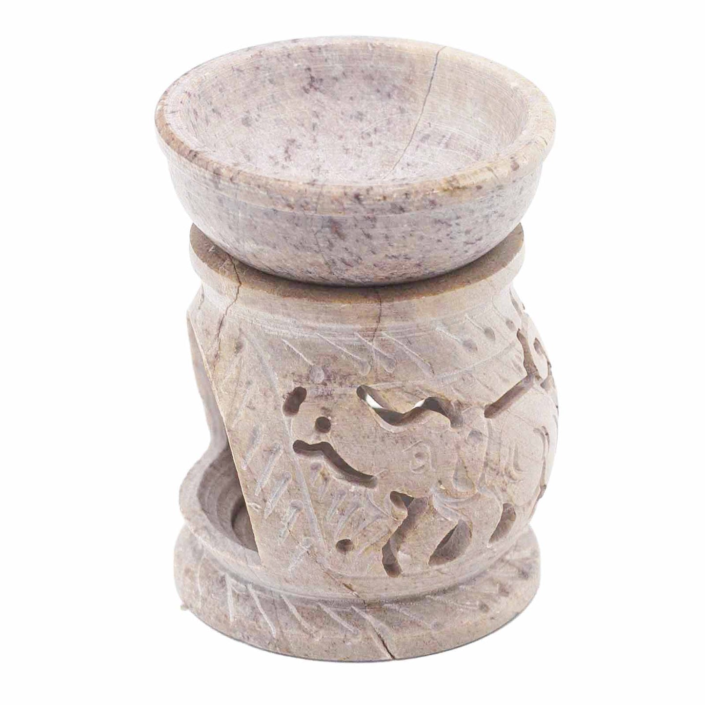 Small steatite oil burner 8 cm - Elefante