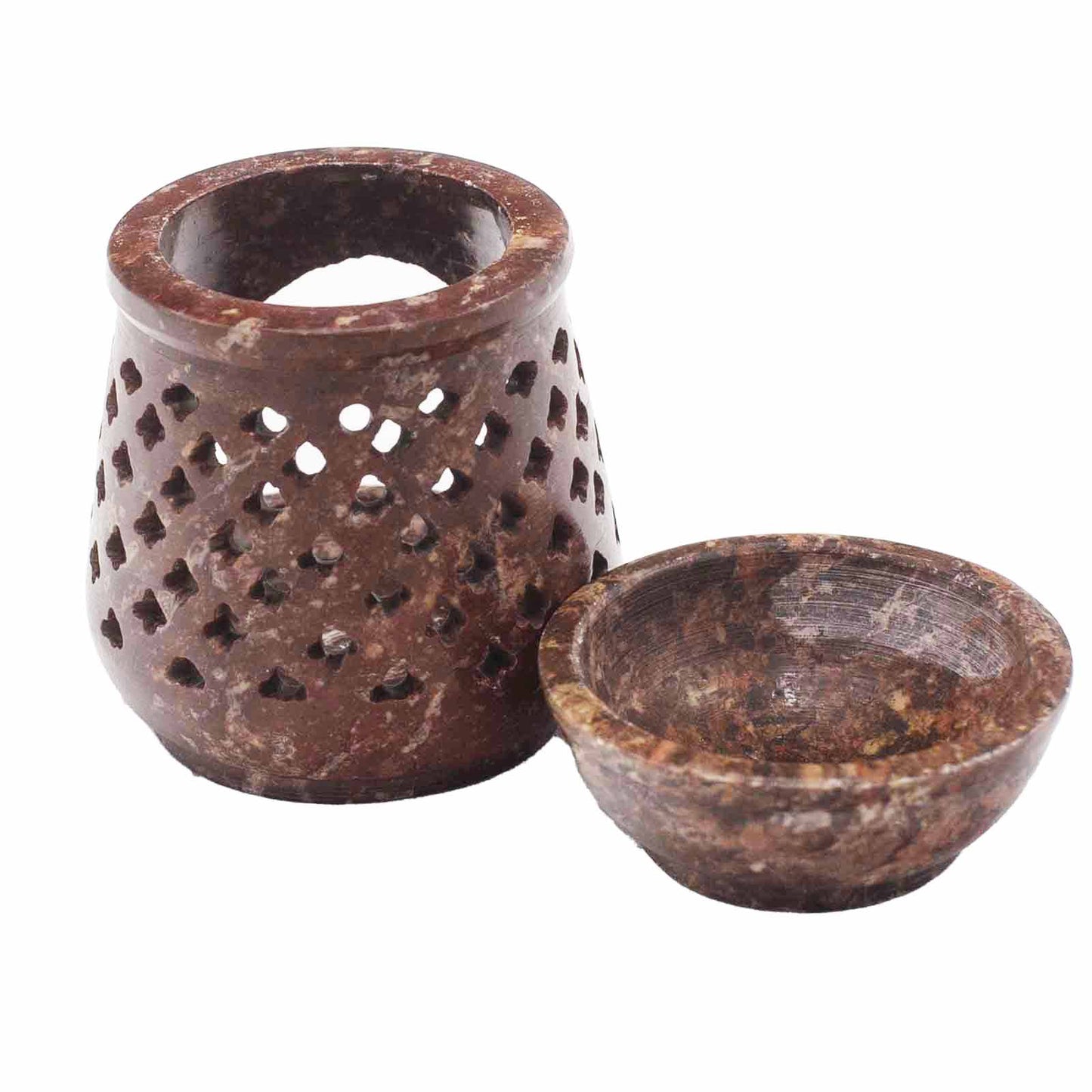 Small steatite oil burner 8 cm - Clásico