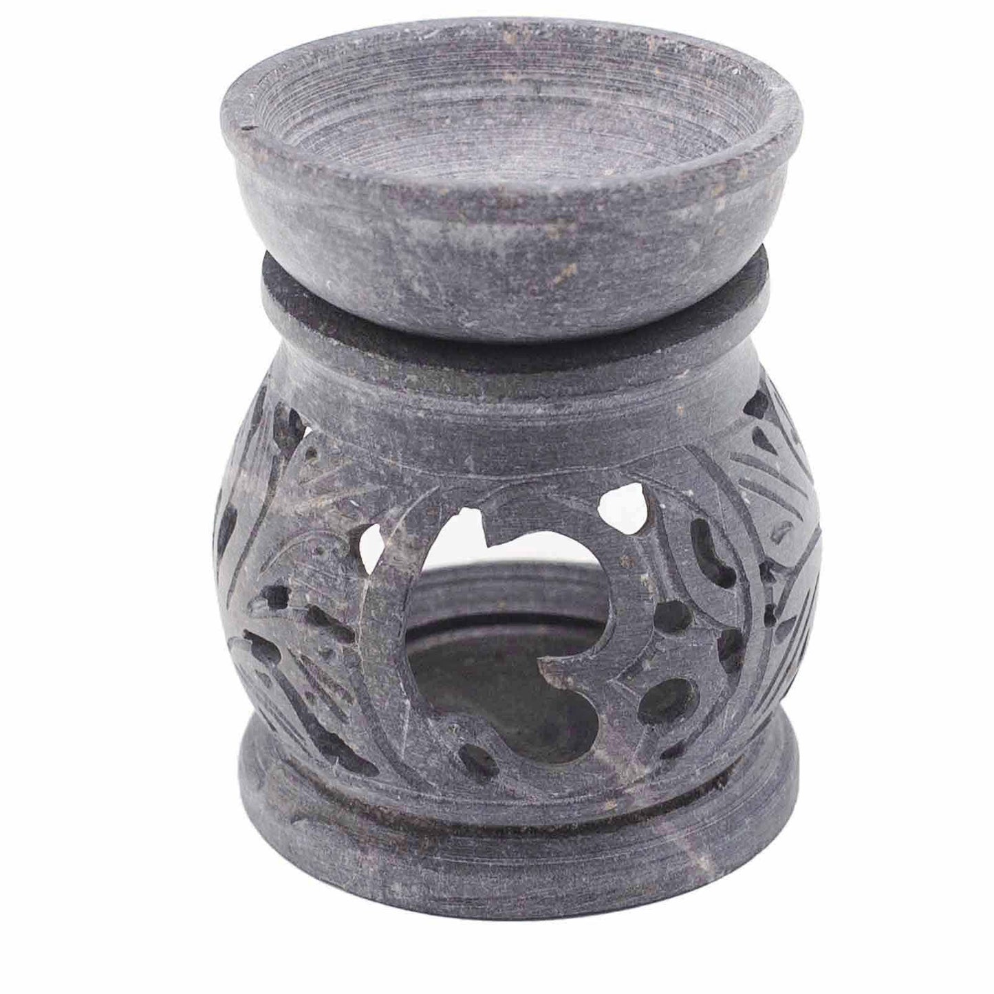 Small steatite oil burner 8cm - Om