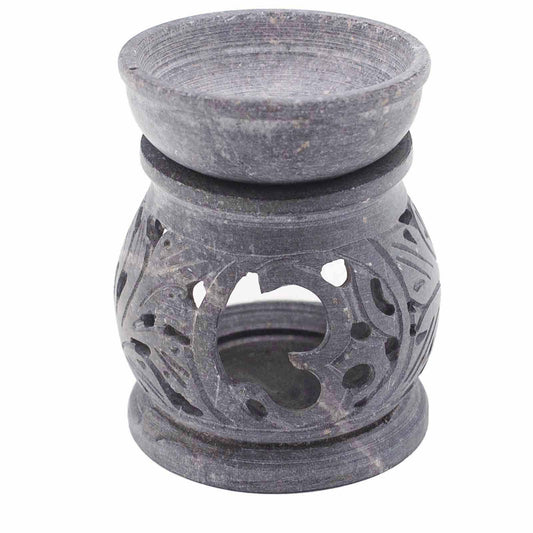 Small steatite oil burner 8cm - Om