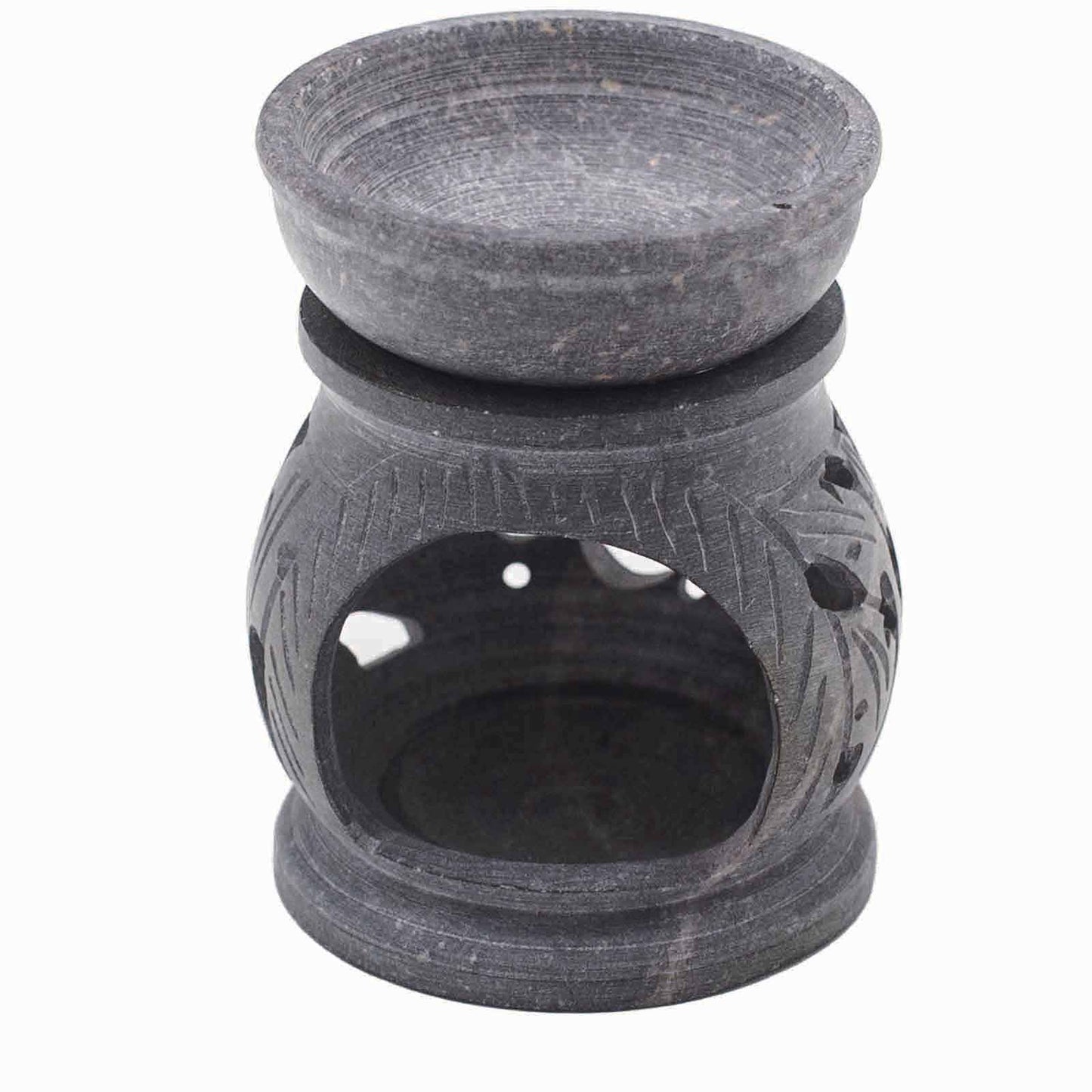 Small steatite oil burner 8cm - Om