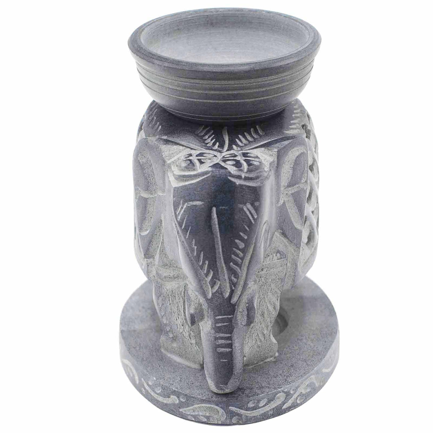 Steatite oil burner 10.5 cm - Elephant floor