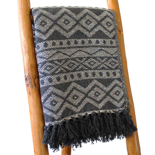 Boho Comfort Blankets - 140x200cm - Geometric Gray