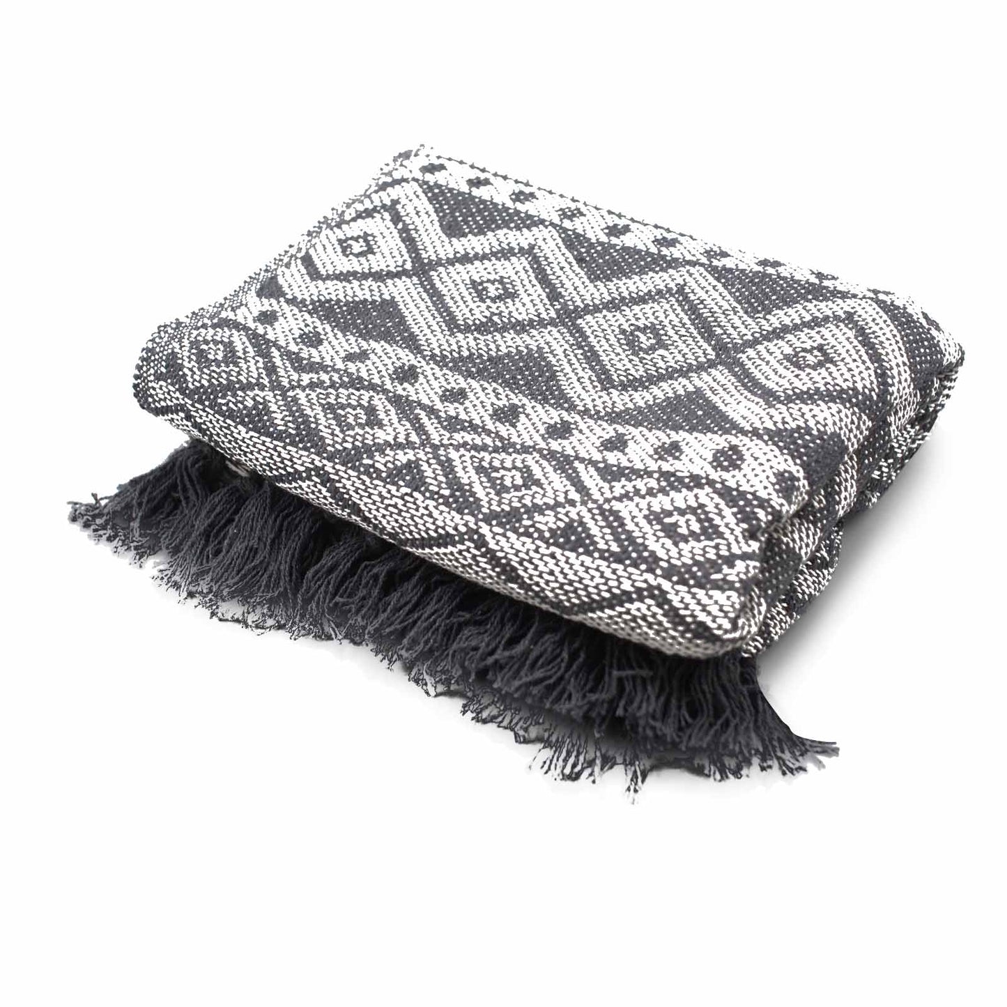 Boho Comfort Blankets - 140x200cm - Geometric Gray