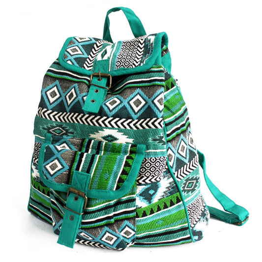 Tejido Jacquard - Mochila Teal