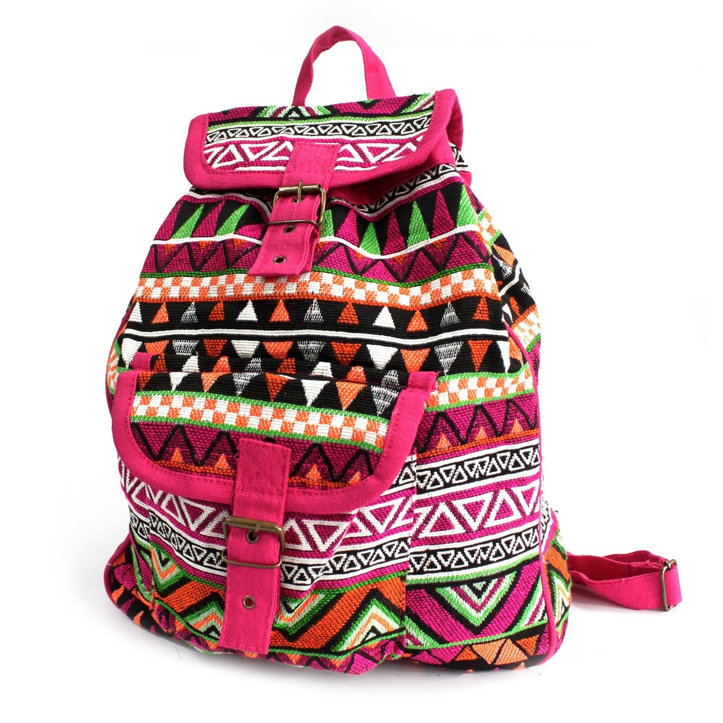 Jacquard Fabric - Pink Backpack